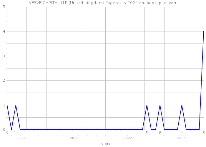 VERVE CAPITAL LLP (United Kingdom) Page visits 2024 