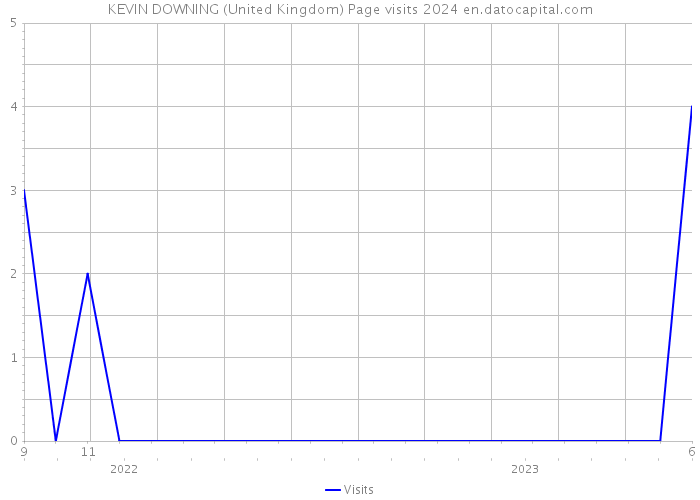 KEVIN DOWNING (United Kingdom) Page visits 2024 