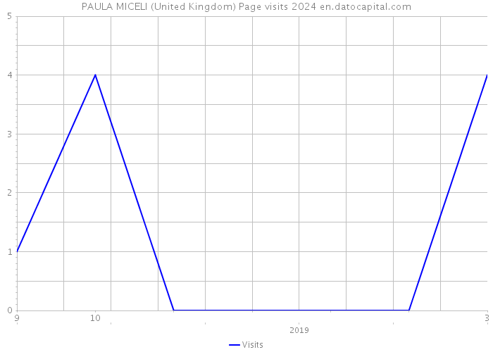 PAULA MICELI (United Kingdom) Page visits 2024 