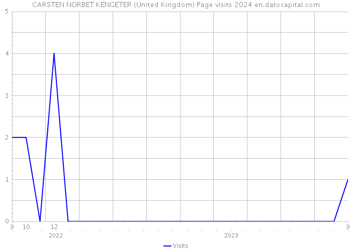 CARSTEN NORBET KENGETER (United Kingdom) Page visits 2024 