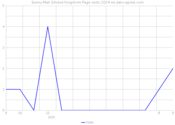 Sunny Mali (United Kingdom) Page visits 2024 