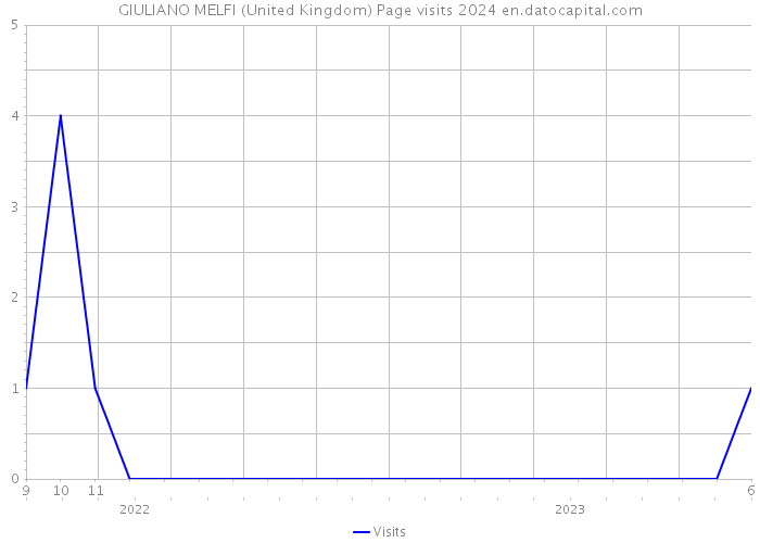 GIULIANO MELFI (United Kingdom) Page visits 2024 