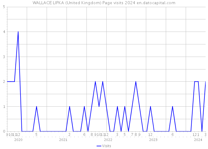 WALLACE LIPKA (United Kingdom) Page visits 2024 
