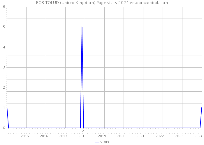 BOB TOLUD (United Kingdom) Page visits 2024 