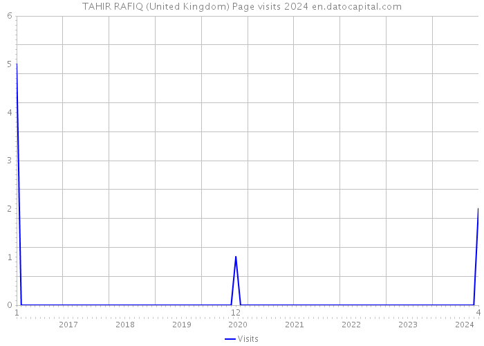 TAHIR RAFIQ (United Kingdom) Page visits 2024 
