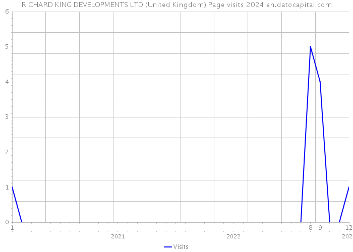 RICHARD KING DEVELOPMENTS LTD (United Kingdom) Page visits 2024 