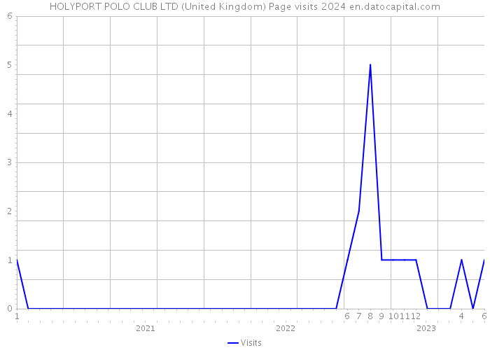 HOLYPORT POLO CLUB LTD (United Kingdom) Page visits 2024 