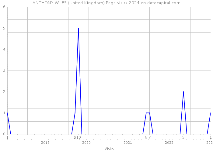 ANTHONY WILES (United Kingdom) Page visits 2024 