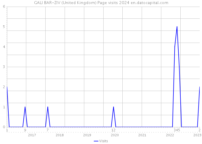 GALI BAR-ZIV (United Kingdom) Page visits 2024 