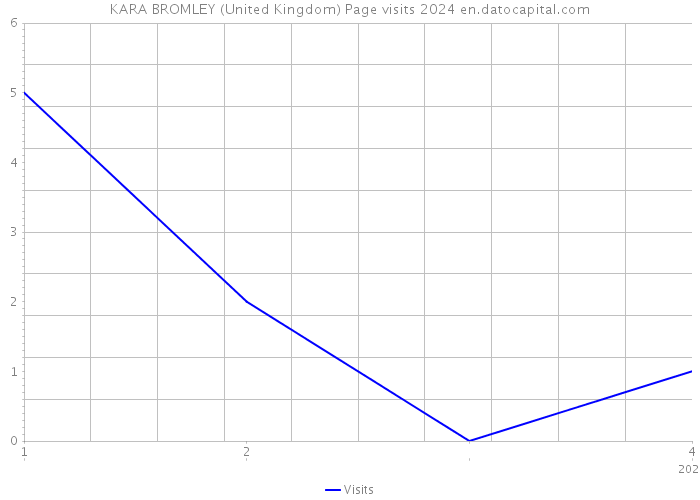 KARA BROMLEY (United Kingdom) Page visits 2024 