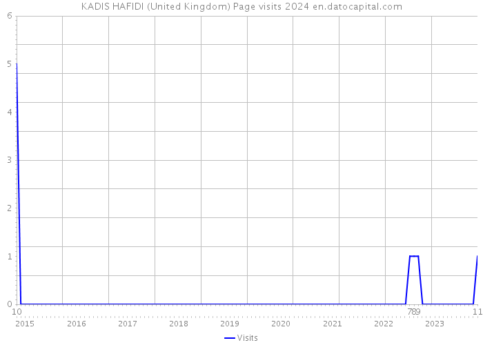 KADIS HAFIDI (United Kingdom) Page visits 2024 