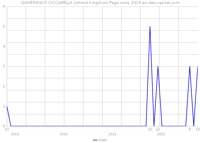 GIANFRANCO CICCARELLA (United Kingdom) Page visits 2024 