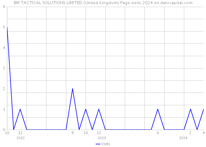 BM TACTICAL SOLUTIONS LIMITED (United Kingdom) Page visits 2024 