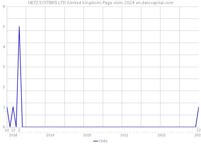 NETZ SYSTEMS LTD (United Kingdom) Page visits 2024 
