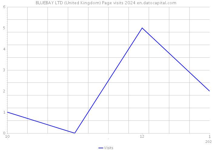BLUEBAY LTD (United Kingdom) Page visits 2024 
