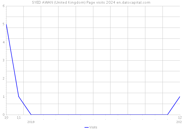 SYED AWAN (United Kingdom) Page visits 2024 