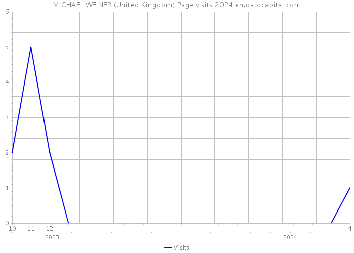 MICHAEL WEINER (United Kingdom) Page visits 2024 