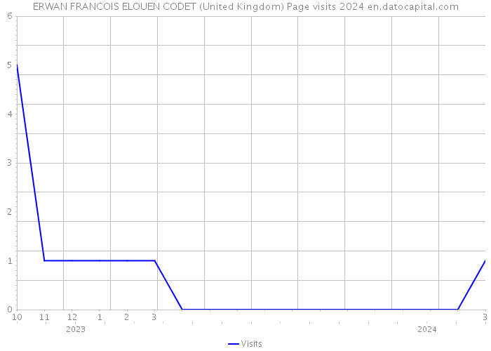 ERWAN FRANCOIS ELOUEN CODET (United Kingdom) Page visits 2024 