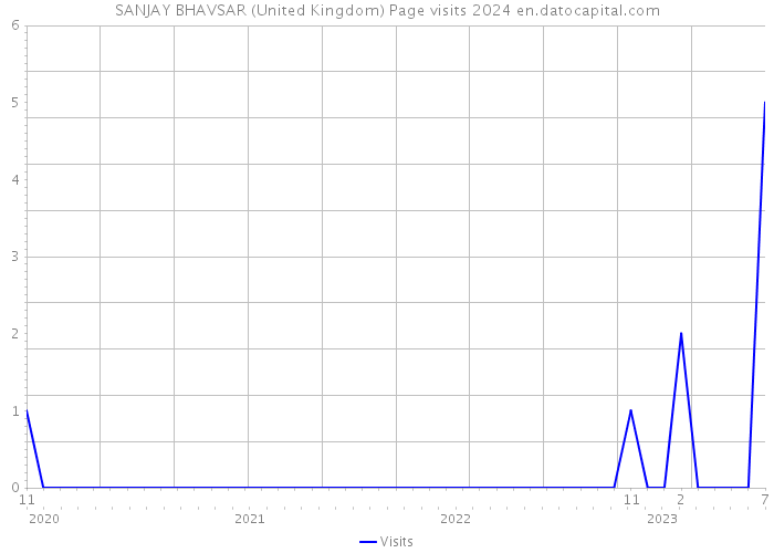 SANJAY BHAVSAR (United Kingdom) Page visits 2024 
