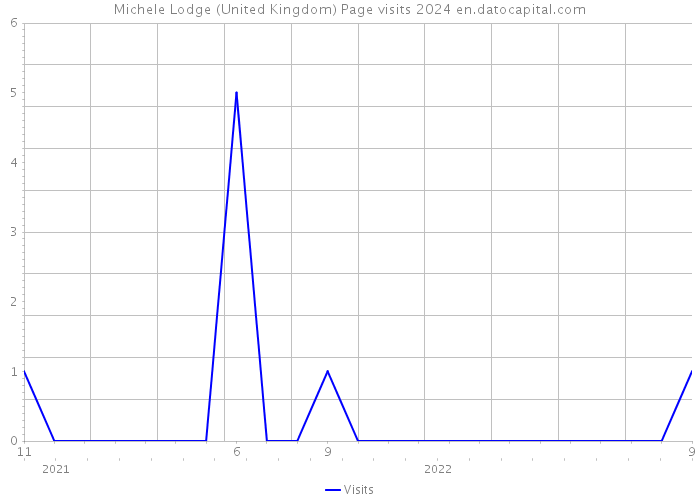 Michele Lodge (United Kingdom) Page visits 2024 