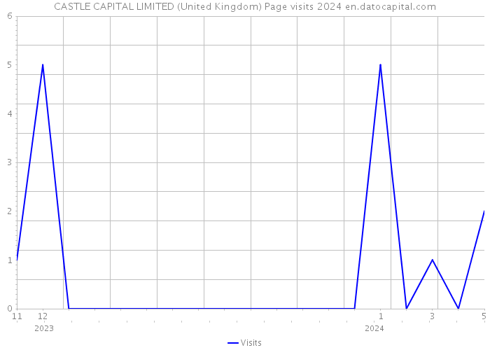 CASTLE CAPITAL LIMITED (United Kingdom) Page visits 2024 