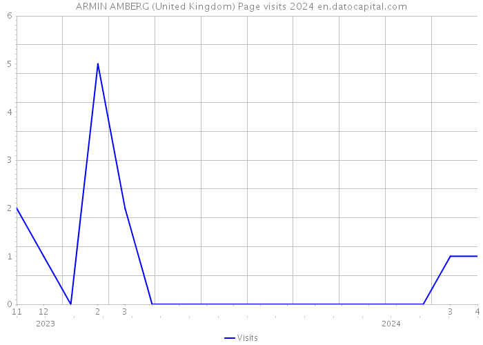 ARMIN AMBERG (United Kingdom) Page visits 2024 