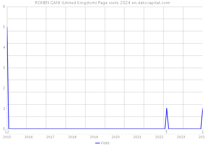 RONEN GANI (United Kingdom) Page visits 2024 