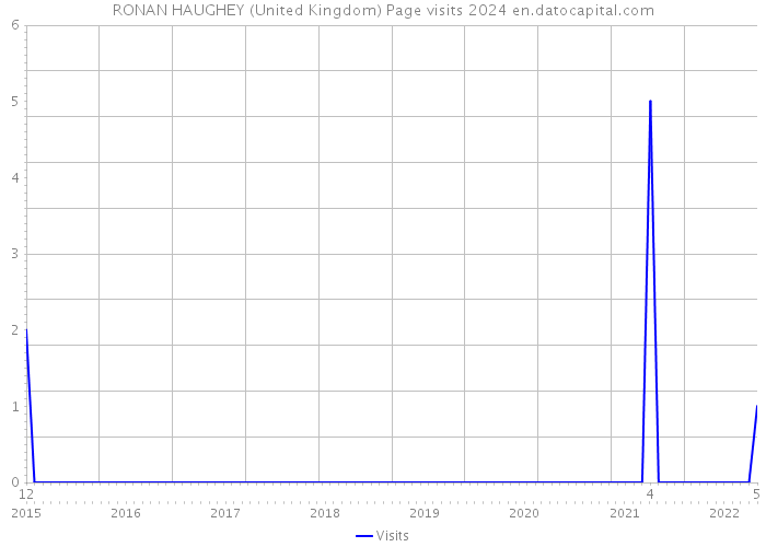 RONAN HAUGHEY (United Kingdom) Page visits 2024 