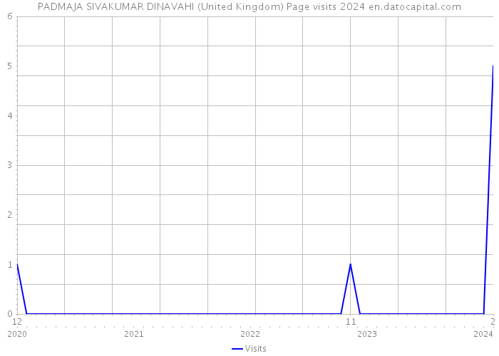 PADMAJA SIVAKUMAR DINAVAHI (United Kingdom) Page visits 2024 