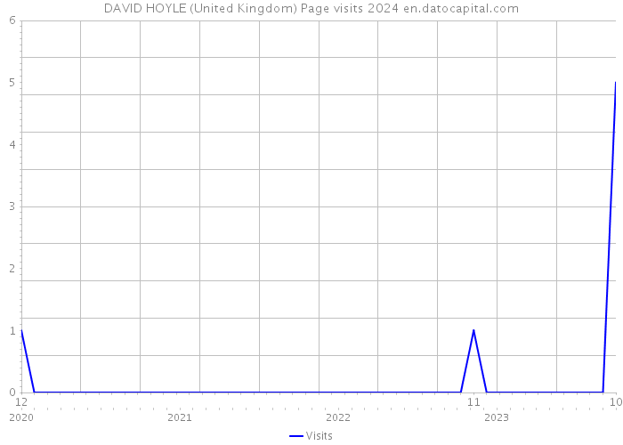 DAVID HOYLE (United Kingdom) Page visits 2024 