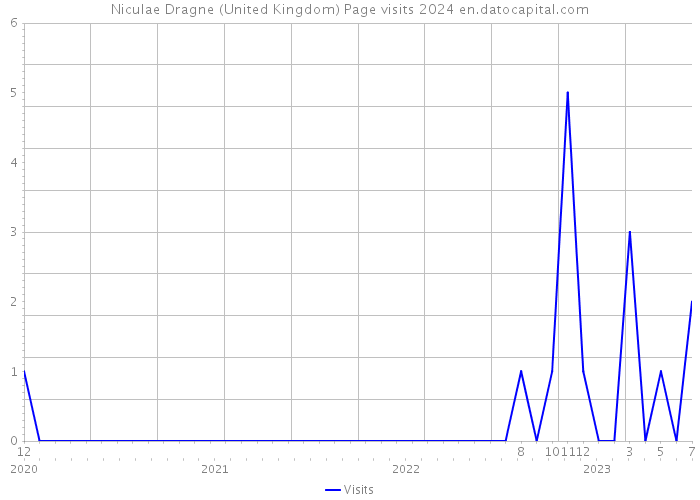 Niculae Dragne (United Kingdom) Page visits 2024 