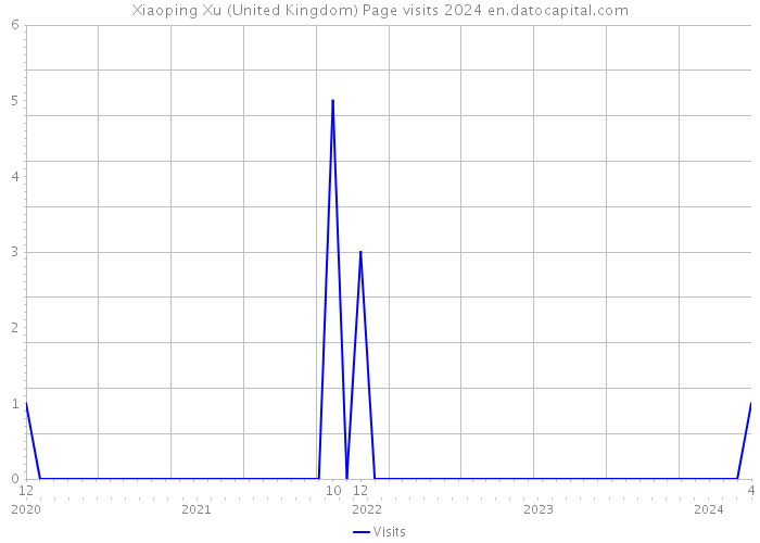 Xiaoping Xu (United Kingdom) Page visits 2024 