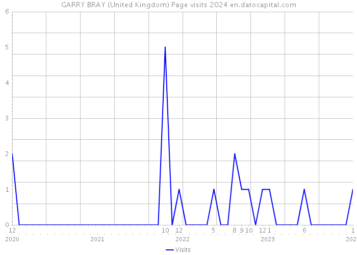 GARRY BRAY (United Kingdom) Page visits 2024 