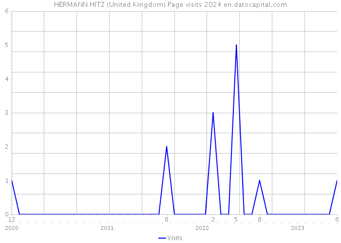 HERMANN HITZ (United Kingdom) Page visits 2024 