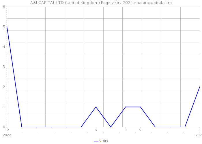 A&I CAPITAL LTD (United Kingdom) Page visits 2024 