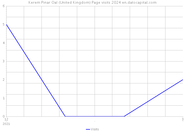Kerem Pinar Oal (United Kingdom) Page visits 2024 
