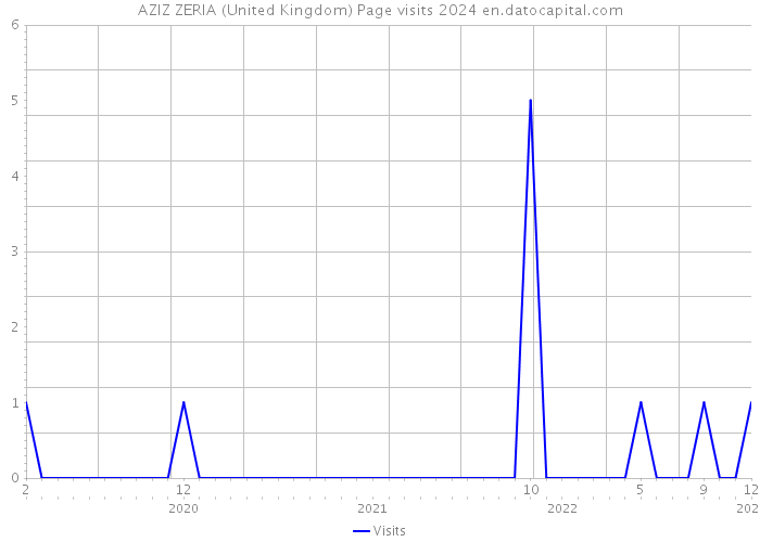 AZIZ ZERIA (United Kingdom) Page visits 2024 
