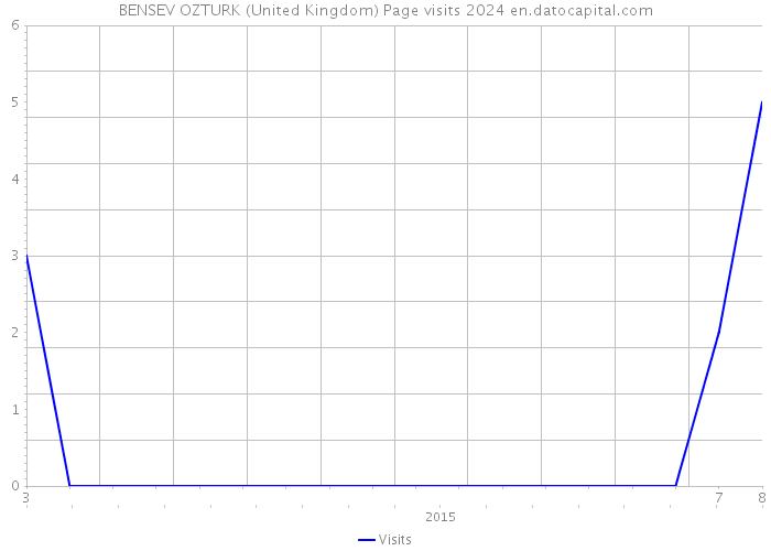 BENSEV OZTURK (United Kingdom) Page visits 2024 