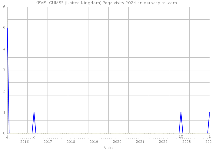 KEVEL GUMBS (United Kingdom) Page visits 2024 
