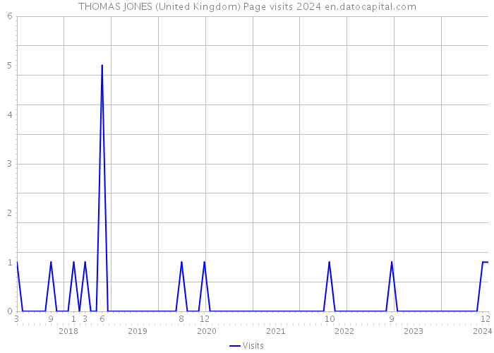 THOMAS JONES (United Kingdom) Page visits 2024 