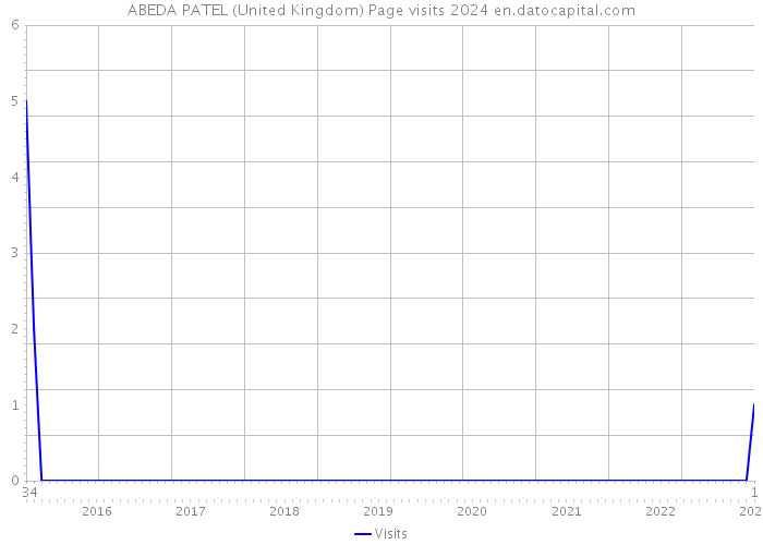 ABEDA PATEL (United Kingdom) Page visits 2024 