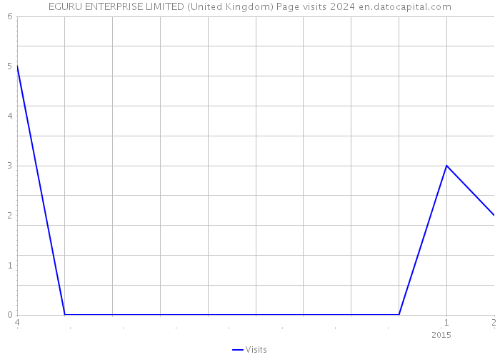 EGURU ENTERPRISE LIMITED (United Kingdom) Page visits 2024 