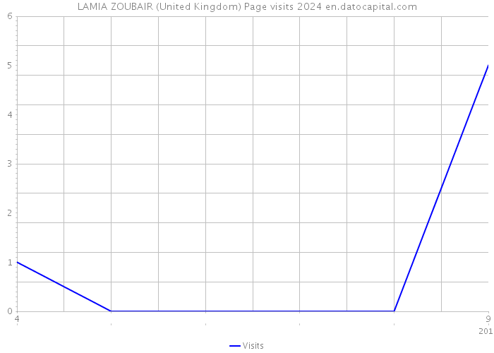 LAMIA ZOUBAIR (United Kingdom) Page visits 2024 