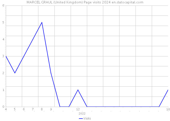 MARCEL GRAUL (United Kingdom) Page visits 2024 