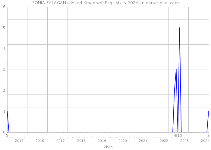 SONIA FALAGAN (United Kingdom) Page visits 2024 