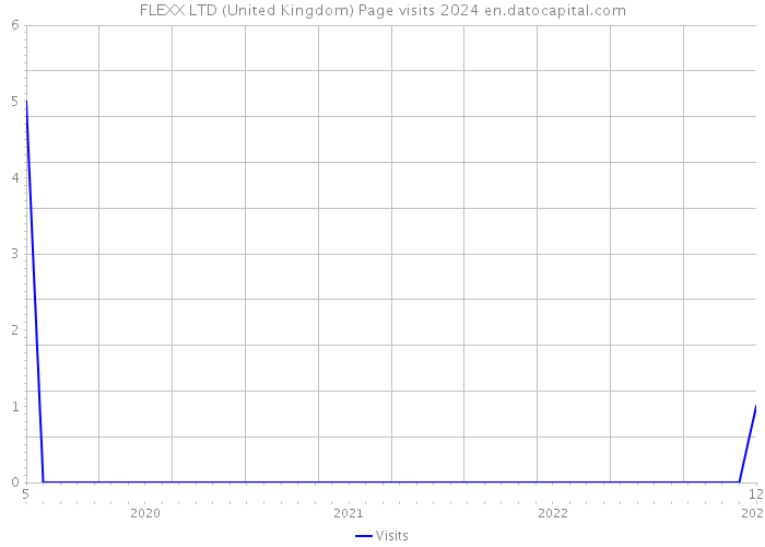 FLEXX LTD (United Kingdom) Page visits 2024 
