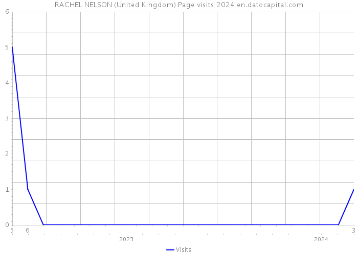RACHEL NELSON (United Kingdom) Page visits 2024 