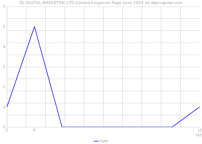 DL DIGITAL MARKETING LTD (United Kingdom) Page visits 2024 