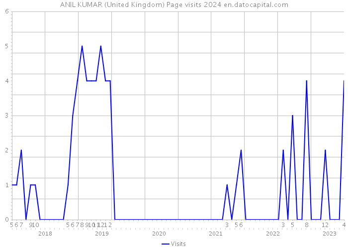 ANIL KUMAR (United Kingdom) Page visits 2024 