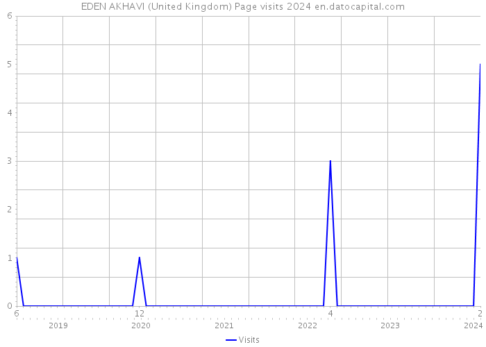 EDEN AKHAVI (United Kingdom) Page visits 2024 